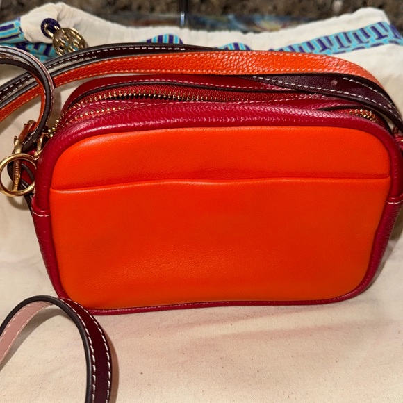 TORY BURCH Perry Bombe Double Strap Mini Bag; dust bag included - Picture 2 of 10